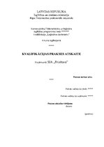 Prakses atskaite 'Prakses atskaite', 1.