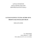 Diplomdarbs 'Latvijas Nacionālā teātra aktieru sevis -prezentācija sociālajos tīklos', 1.