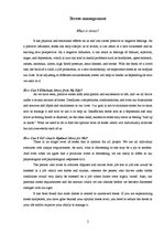 Referāts 'Stress Management', 2.