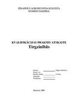 Prakses atskaite 'Tirgzinības', 1.