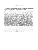 Eseja 'Essay - Romeo and Juliet', 1.