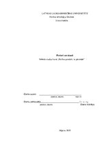 Referāts 'Porteri un stauti', 1.