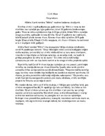 Eseja 'Albēra Kamī romāna "Mēris" nozīme šodienas skatījumā', 1.