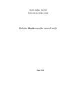 Referāts 'Mazākumtautību statuss Latvijā', 1.