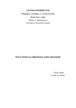 Prakses atskaite 'Aktīvā mācību un audzināšanas prakse sākumskolā', 1.