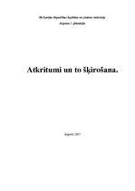 Referāts 'Atkritumi un to šķirošana', 1.