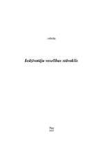 Konspekts 'Iedzīvotāju veselības stāvokļa analīze', 1.