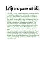 Referāts 'Latvija Pirmā pasaules kara laikā', 1.