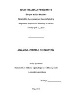 Konspekts 'Reklāmas attīstības novērtējums', 1.