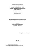 Konspekts 'Ekonomiskā sistēma un problēmas Latvijā', 1.