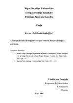 Eseja 'Ievads ideoloģijas koncepta vēsturē. Pieejas ideoloģiju pētīšanai', 1.