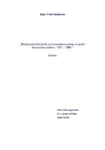 Referāts 'Pārejas periods Latvijā no komandekonomikas uz jaukto ekonomikas sistēmu. 1991.-', 1.