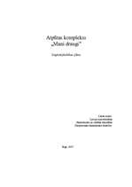 Biznesa plāns 'Biznesa plāns atpūtas kompleksam', 1.