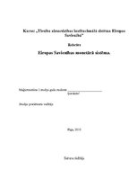 Referāts 'Eiropas Savienības monetārā sistēma', 1.