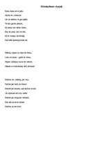 Paraugs 'Māmiņdienas dzejoļi', 1.