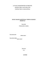 Konspekts 'Rudzu maizes ražošanas tehnoloģiskās iekārtas', 1.