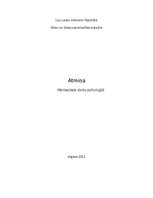 Referāts 'Cilvēka atmiņa', 1.