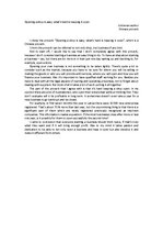 Eseja 'Proverb Analysis', 1.