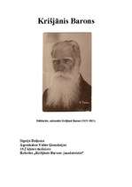 Referāts 'Krišjāņa Barona uzskati, darbi un biogrāfija', 1.
