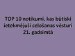 Prezentācija 'Desmit notikumi 21.gadsimtā, kas būtiski ietekmējuši ceļošanas vēsturi', 1.