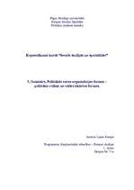 Konspekts 'Politiskās varas organizācijas formas', 1.