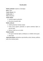 Konspekts 'Mājturības stundas plāns', 1.