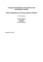 Referāts 'Company Development and Growth on the International Market', 1.