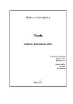 Referāts 'Nauda', 30.