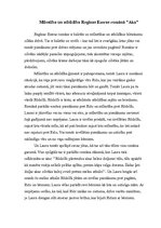 Eseja 'Mīlestība un atbildība Regīnas Ezeras romānā "Aka"', 1.