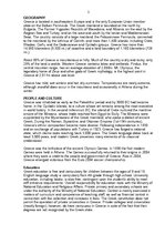 Konspekts 'The Basic Information about Greece', 2.