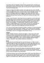 Konspekts 'The Basic Information about Greece', 3.