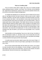 Eseja 'Vieta, kur aš norėčiau pabūti', 1.