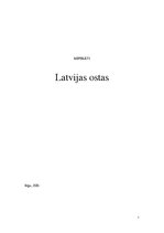 Konspekts 'Latvijas ostas', 1.