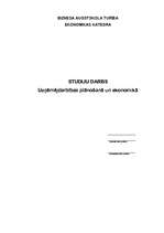 Konspekts 'Uzņēmējdarbības plānošana un ekonomika', 1.