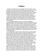 Eseja 'Culture', 1.