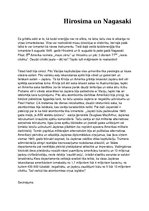 Eseja 'Hirosima un Nagasaki', 1.