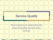 Prezentācija 'Service Quality', 1.