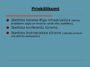 Prezentācija 'Ekonomiskās degradācijas ietekme uz Latvijas viesnīcu komercdarbību', 22.