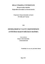 Konspekts 'Ziemeļeiropas valstu ekonomiskās attīstības raksturīgākās iezīmes', 1.