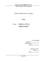 Referāts 'Prāts, jūtas, sirdsapziņa ', 1.