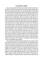 Konspekts 'Vizma Belševica "Bille"', 1.