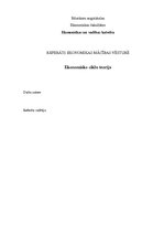 Konspekts 'Ekonomisko ciklu teorija', 1.