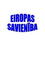 Eseja 'Eiropas Savienība', 1.