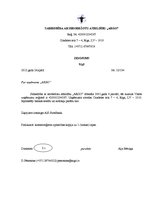 Paraugs 'Ziņojums', 1.