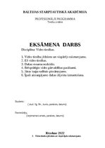 Konspekts 'Vides tiesības', 1.