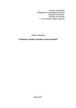 Referāts 'Domāšanas attīstība pirmsskolas vecuma bērniem', 1.