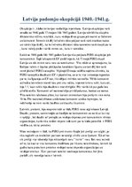 Eseja 'Latvija padomju okupācijā', 1.