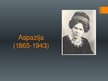 Prezentācija 'Aspazija', 1.