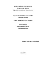 Konspekts 'Bezdarbs. Inflācija', 1.