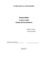 Referāts 'Naudas plūsmas plānošana', 1.